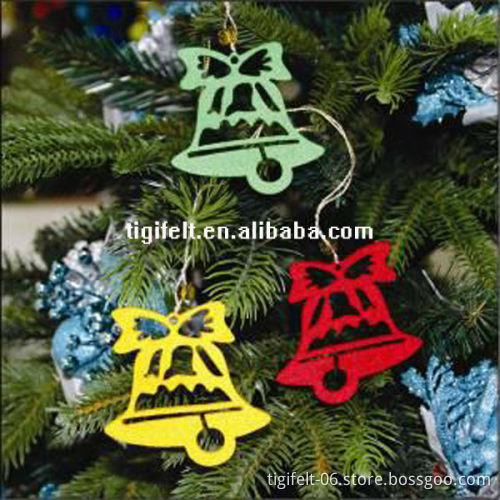 Nice Christmas tree felt decoration Jingle bell